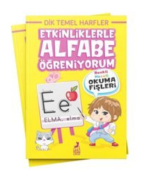 Ren Kitap Etkinliklerle Alfabe Öğreniyorum - Renkli Heceli Okuma Fişleri