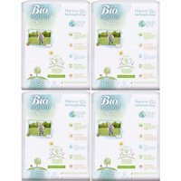 Sleepy Bio Natural 7 Numara Organik Cırtlı Bebek Bezi 4x56 Adet