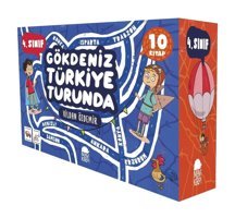 Mavi Kirpi Gökdeniz Türkiye Turunda 4. Sınıf Seti - (10 Kitap)