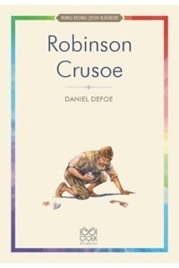 1001 Çiçek Kitaplar Robinson Crusoe kitabı - Daniel Defoe - 1001 Çiçek Kitaplar