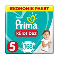 Prima Ekonomik Paket 5 Numara Külot Bebek Bezi 4x42 Adet