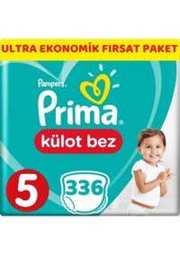 Prima Junior 5 Numara Külot Bebek Bezi 336 Adet