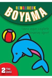 Parıltı Yayınları Rengarenk Boyama / Yaşına Uygun Çizgilerle Boyamayı Öğren!
