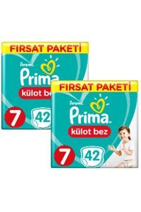 Prima Fırsat Paketi 7 Numara Külot Bebek Bezi 2x42 Adet