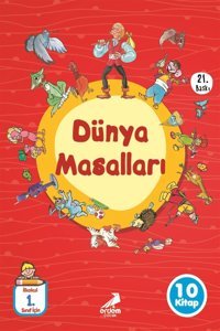 Erdem Çocuk Düz Yazılı Dünya Masalları (10 KİTAP TAKIM) - Kolektif