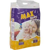 Max Baby Midi 3 Numara Cırtlı Bebek Bezi 60 Adet