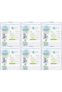 Sleepy Bio Natural 6 Numara Organik Cırtlı Bebek Bezi 6x64 Adet