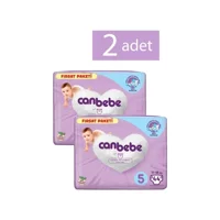 Canbebe Fırsat Paketi 5 Numara Bantlı Bebek Bezi 2x44 Adet