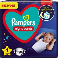 Prima İkiz Paket 4 Numara Külot Bebek Bezi 50 Adet