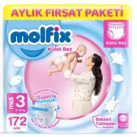 Molfix Süper Yumuşak 4 Numara Külot Bebek Bezi 152 Adet