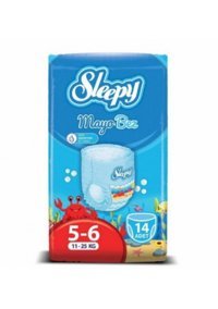 Sleepy Xlarge 5-6 Numara Mayo Bebek Bezi 14 Adet
