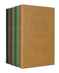 Gecenin Hikayesi Deri Kapak Seti - 4 Kitap Takım - N.G. Kabal - Martı Yayınları