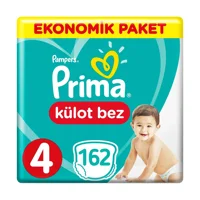 Prima Ekonomik Paket 4 Numara Külot Bebek Bezi 3x54 Adet