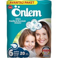 Önlem Extra Large 6 Numara Cırtlı Bebek Bezi 20 Adet