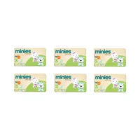 Minies Midi 3 Numara Bantlı Bebek Bezi 6x50 Adet