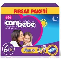 Canbebe Fırsat Paketi 6 Numara Bantlı Bebek Bezi 36 Adet