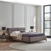 Enza Home Riga Klasik Modern 180 x 200 cm Ayrılabilen Başlıklı Çift Kişilik Sandıklı Baza Seti Gri