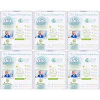 Sleepy Bio Natural 4 Numara Organik Cırtlı Bebek Bezi 6x96 Adet