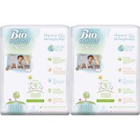 Sleepy Bio Natural 6 Numara Organik Cırtlı Bebek Bezi 2x16 Adet