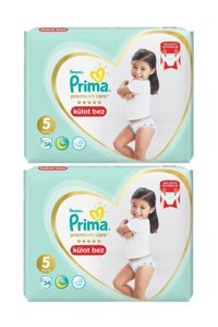 Prima Premium Care 5 Numara Külot Bebek Bezi 2x34 Adet