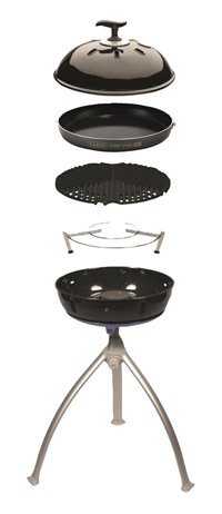 Cadac Grillo Chef 40 Kömürlü Katlanır Dumansız Kapaklı Yuvarlak Sabit Ayaklı Barbekü
