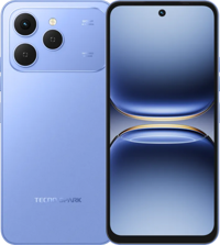 Tecno Spark 40 128 GB Hafıza 6 GB Ram 6.67 inç 50 MP Çift Hatlı LCD Ekran Android Akıllı Cep Telefonu Mavi