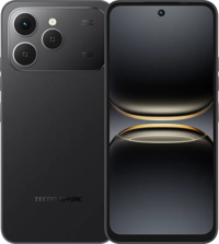 Tecno Spark 40 256 GB Hafıza 4 GB Ram 6.67 inç 50 MP Çift Hatlı LCD Ekran Android Akıllı Cep Telefonu Siyah