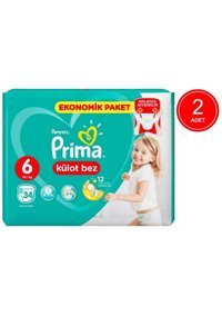 Prima Extra Large 6 Numara Külot Bebek Bezi 2x34 Adet