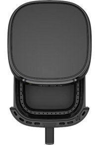 Camli Airfryer, Büyük Hacim, Şık Tasarım, Kullanışlı ve Pratik, Siyah Renk