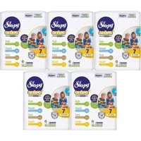 Sleepy Extra 7 + Numara Organik Cırtlı Bebek Bezi 5x56 Adet