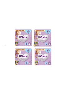 Canbebe 6 Numara Bantlı Bebek Bezi 4x50 Adet