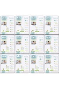 Sleepy Bio Natural 6 + Numara Organik Göbek Oyuntulu Cırtlı Bebek Bezi 12x16 Adet