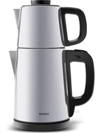 Karaca 2 In 1 Çay Makinesi ve Su Isıtıcı Paslanmaz Çelik Inox