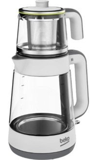 1900 W Cam Demlikli Çay Makinesi, Şık ve Kullanışlı Tasarım