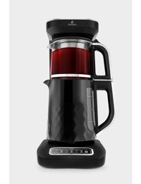 Karaca Roboçay Tam Otomatik Konuşarak Bilgilendiren Aile Boyu Kapasiteli Modern Tasarım Çay Makinesi + Hediye - Siyah