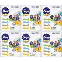 Sleepy Extra 7 + Numara Organik Cırtlı Bebek Bezi 6x56 Adet