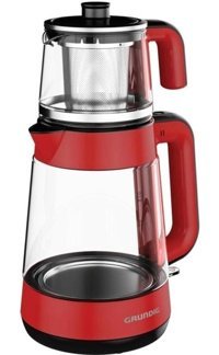 Kırmızı Renkli Çay Makinesi cm 4054 K Yeni Serisi