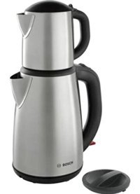 Gri Renkli Çay Makinesi, Hızlı ve Pratik Demleme Keyfi - Altın - Gri