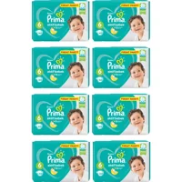 Prima Aktif Bebek 6 Numara Cırtlı Bebek Bezi 8x40 Adet