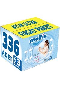 Molfix Midi 3 Numara Cırtlı Bebek Bezi 336 Adet