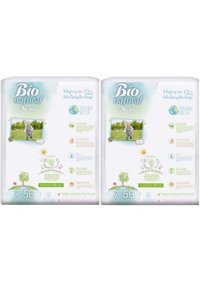 Sleepy Bio Natural 7 Numara Organik Göbek Oyuntulu Cırtlı Bebek Bezi 2x56 Adet