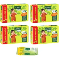 Komili Junior 5 Numara Cırtlı Bebek Bezi 4x30 Adet + Komili Islak Mendil