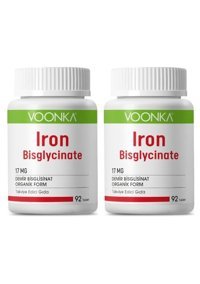 Voonka Iron Bisglycinate Yetişkin Mineral 2x92 Adet
