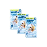 Molfix Maxi 4 Numara Bantlı Bebek Bezi 3x60 Adet