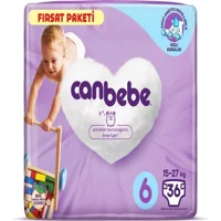 Canbebe Fırsat Paketi 6 Numara Bantlı Bebek Bezi 62 Adet