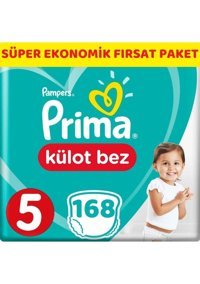 Prima Junior 5 Numara Külot Bebek Bezi 168 Adet