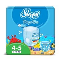 Sleepy Junior 4-5 Numara Mayo Bebek Bezi 17 Adet