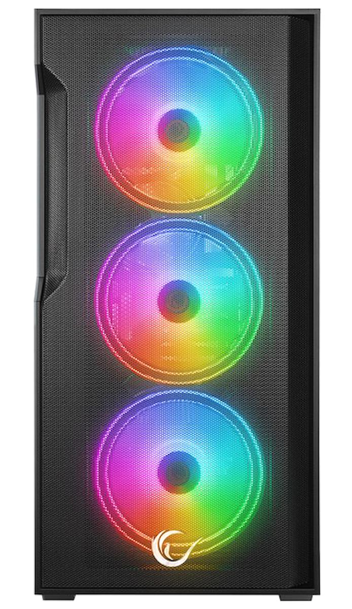 Everest Rampage Cruiser V1 Mesh TG RGB Fan E-Atx