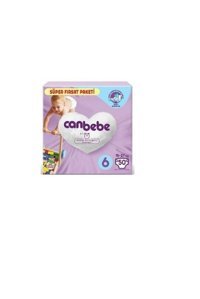 Canbebe 6 Numara Bantlı Bebek Bezi 50 Adet