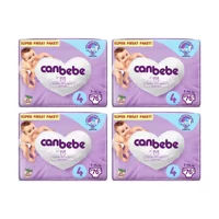 Canbebe Maxi 4 Numara Bantlı Bebek Bezi 4x76 Adet